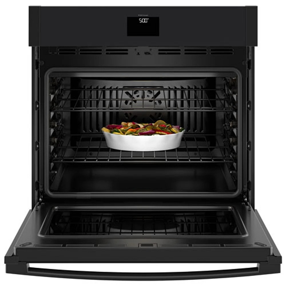 GE 30" 5.0 Cu. Ft. True Convection Electric Wall Oven (JTS5000DVBB) - Black