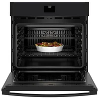 GE 30" 5.0 Cu. Ft. True Convection Electric Wall Oven (JTS5000DVBB) - Black