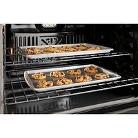 GE 30" 5.0 Cu. Ft. True Convection Electric Wall Oven (JTS5000DVBB) - Black