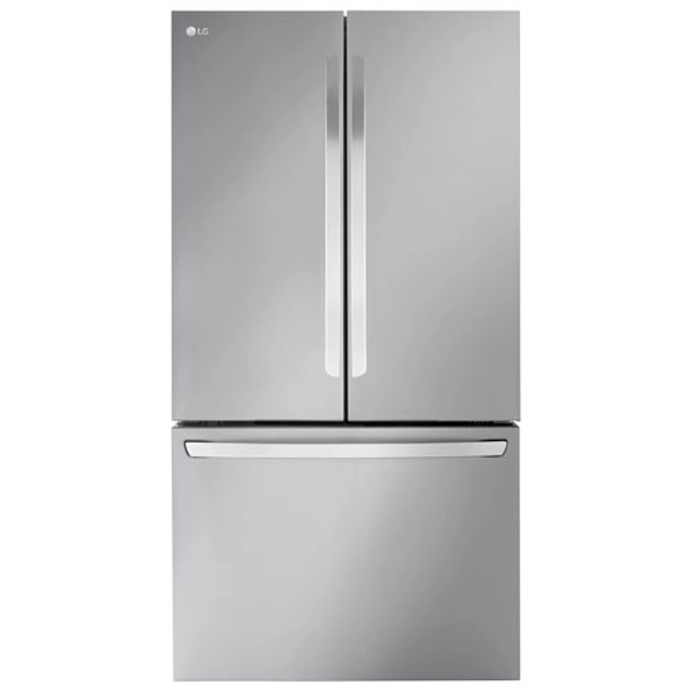 LG 36" 31.7 Cu. Ft. French Door Refrigerator with Water Dispenser (LRFLS3206S) - Stainless Steel