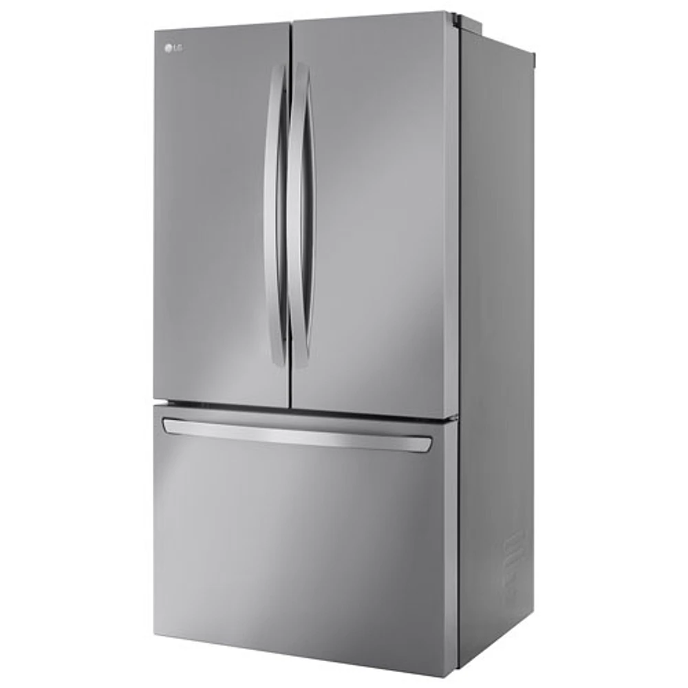 Réfrigérateur à deux portes de 31,7 pi³ et 36 po avec distributeur d'eau de LG (LRFLS3206S) - Inox