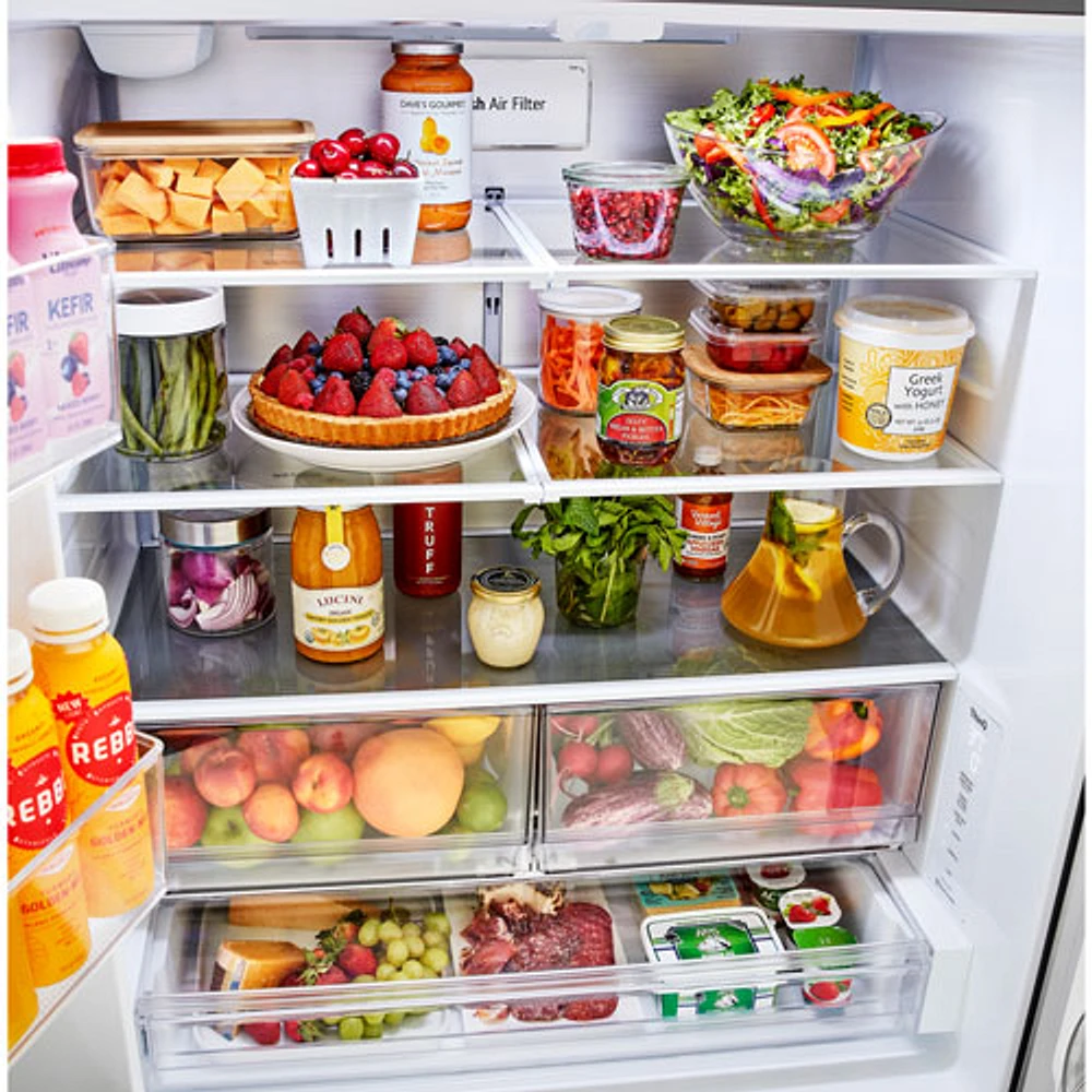 Réfrigérateur à deux portes de 31,7 pi³ et 36 po avec distributeur d'eau de LG (LRFLS3206S) - Inox