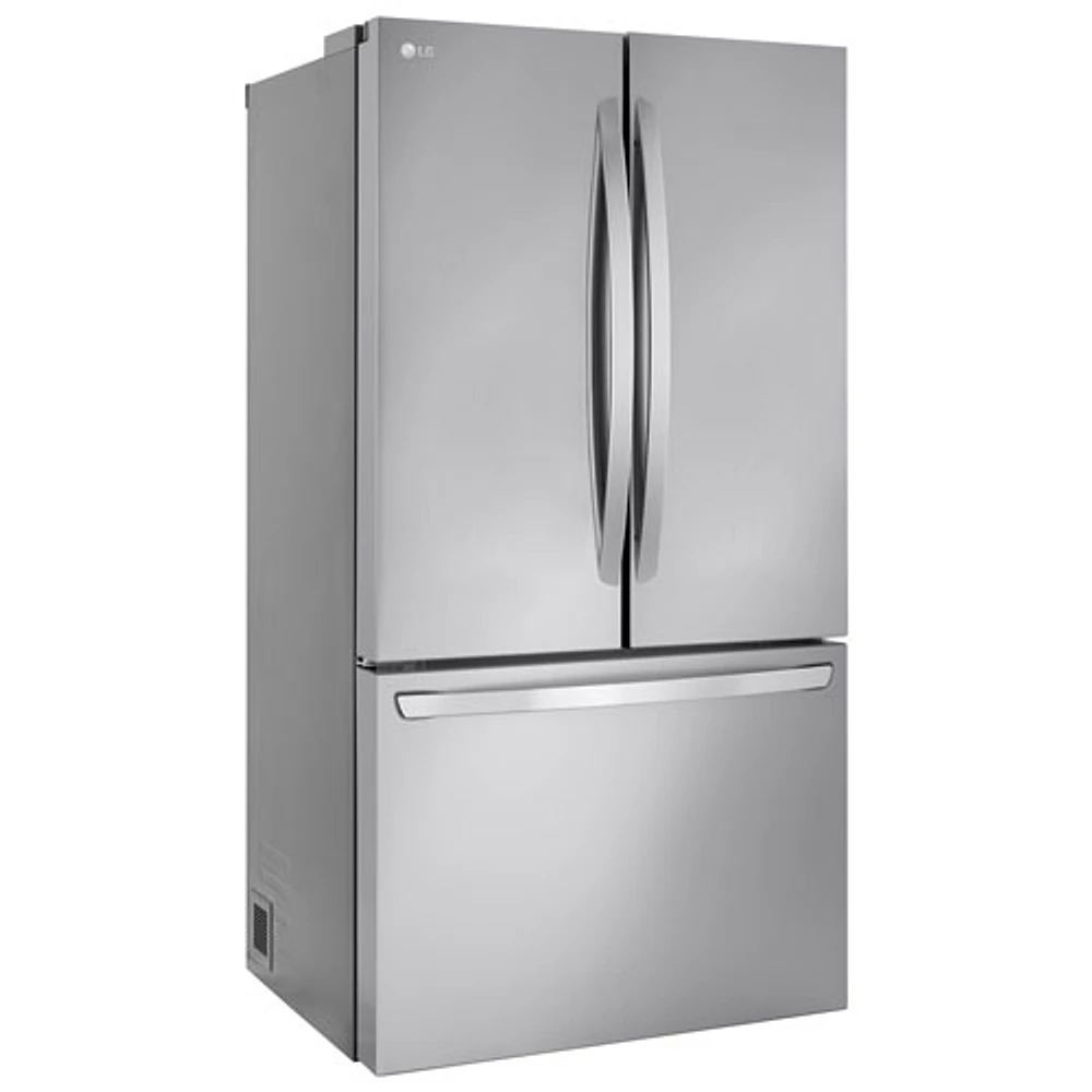 Réfrigérateur à deux portes de 31,7 pi³ et 36 po avec distributeur d'eau de LG (LRFLS3206S) - Inox