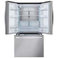 LG 36" 31.7 Cu. Ft. French Door Refrigerator with Water Dispenser (LRFLS3206S) - Stainless Steel