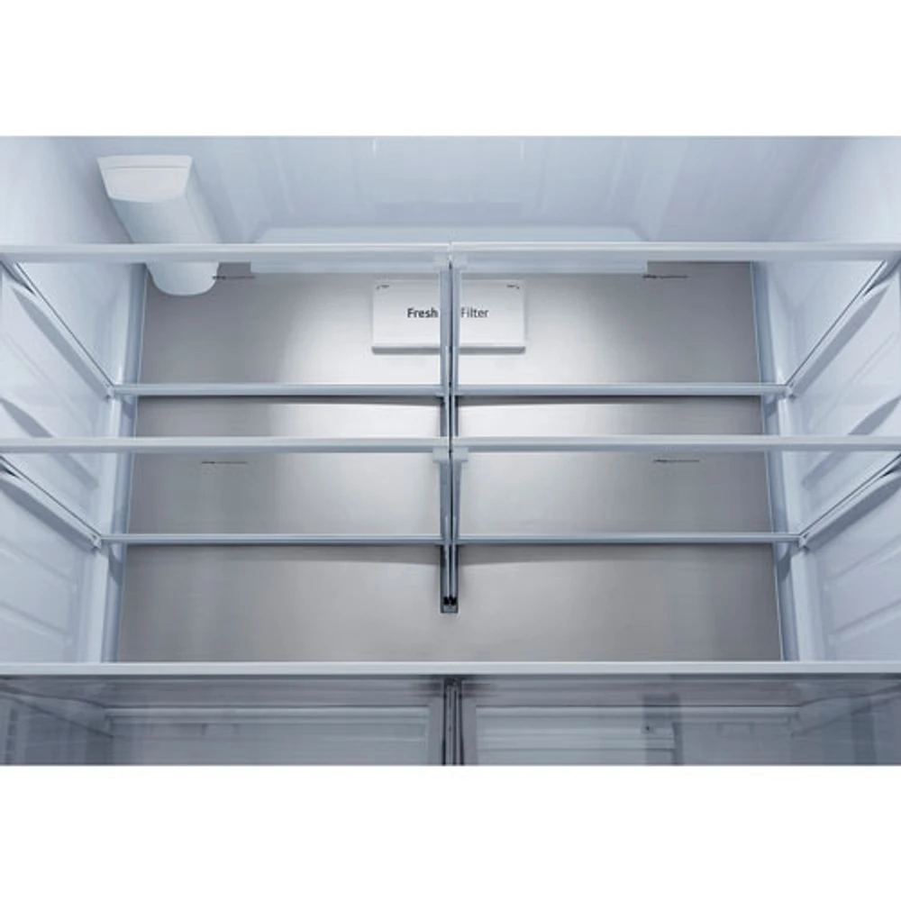 Réfrigérateur à deux portes de 31,7 pi³ et 36 po avec distributeur d'eau de LG (LRFLS3206S) - Inox