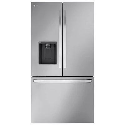 LG 36" 31 Cu. Ft. French Door Refrigerator with Water & Ice Dispenser (LRFXS3106S) - Stainless Steel