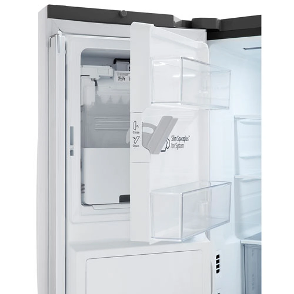Réfrigérateur 2 portes 31 pi³ 36 po de LG, distributeur eau et glaçons (LRFXS3106S) - Inox