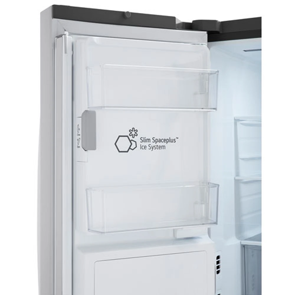 Réfrigérateur 2 portes 31 pi³ 36 po de LG, distributeur eau et glaçons (LRFXS3106S) - Inox