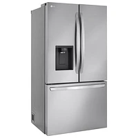 LG 36" 31 Cu. Ft. French Door Refrigerator with Water & Ice Dispenser (LRFXS3106S) - Stainless Steel