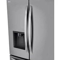 LG 36" 31 Cu. Ft. French Door Refrigerator with Water & Ice Dispenser (LRFXS3106S) - Stainless Steel