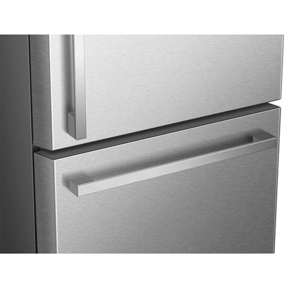 Hisense 31.3" 22.3 Cu. Ft. Bottom Freezer Refrigerator (RB22A2FSE) - Stainless Steel