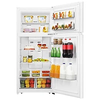 Hisense 30" 18 Cu. Ft. Top Freezer Refrigerator (RT18A2FWD) - White