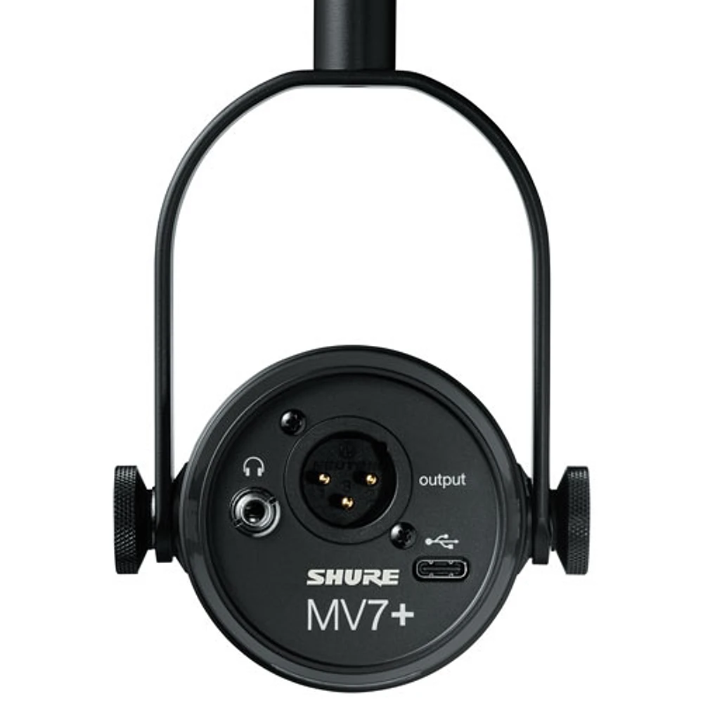 Shure MV7+-K XLR/USB-C Dynamic Microphone