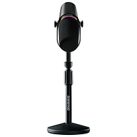 Shure MV7+-K XLR/USB-C Dynamic Microphone with Stand - Black