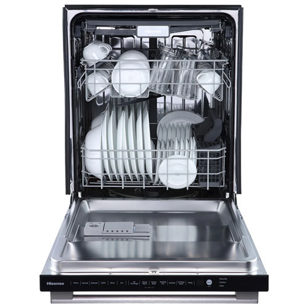 Hisense 24" 48dB Built-In Dishwasher with Third Rack (HDW63314SS) - Stainless Steel