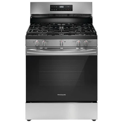 Open Box - Frigidaire 30" 5.1 Cu. Ft. 5-Burner Freestanding Gas Range - Stainless Steel - Perfect Condition