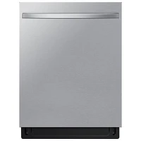 Boîte ouverte - Lave-vaisselle encastrable 24 po 46 dB avec troisième panier de Samsung - Inox - Parfait état