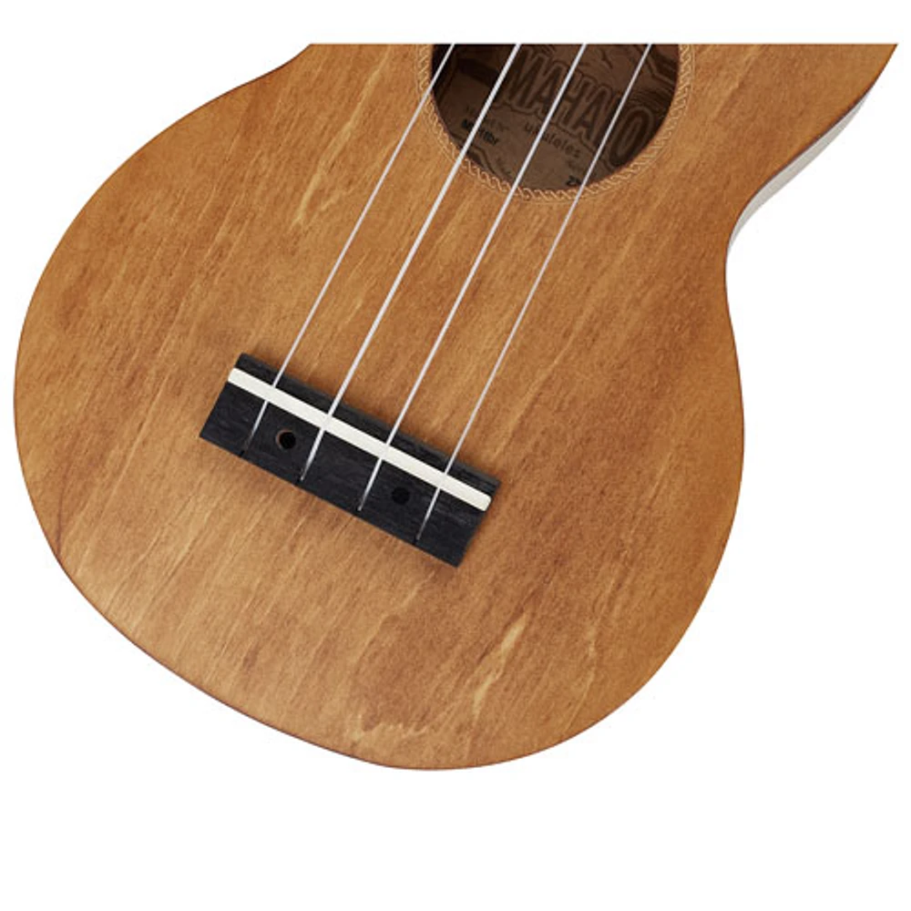 Mahalo Slimline Ukulele (MS1-TBR) - Transparent Brown