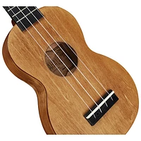 Mahalo Slimline Ukulele (MS1-TBR) - Transparent Brown