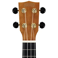 Mahalo Slimline Ukulele (MS1-TBR) - Transparent Brown