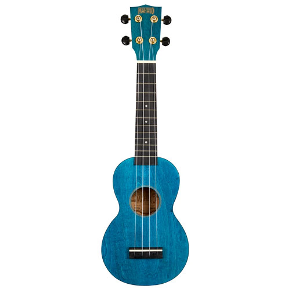 Mahalo Slimline Ukulele (MS1-TBU) - Transparent Blue