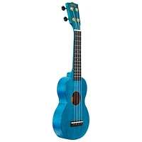 Mahalo Slimline Ukulele (MS1-TBU) - Transparent Blue