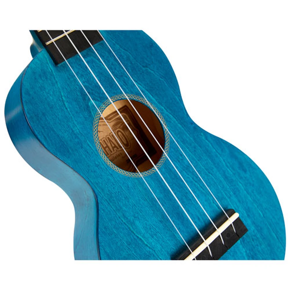 Mahalo Slimline Ukulele (MS1-TBU) - Transparent Blue