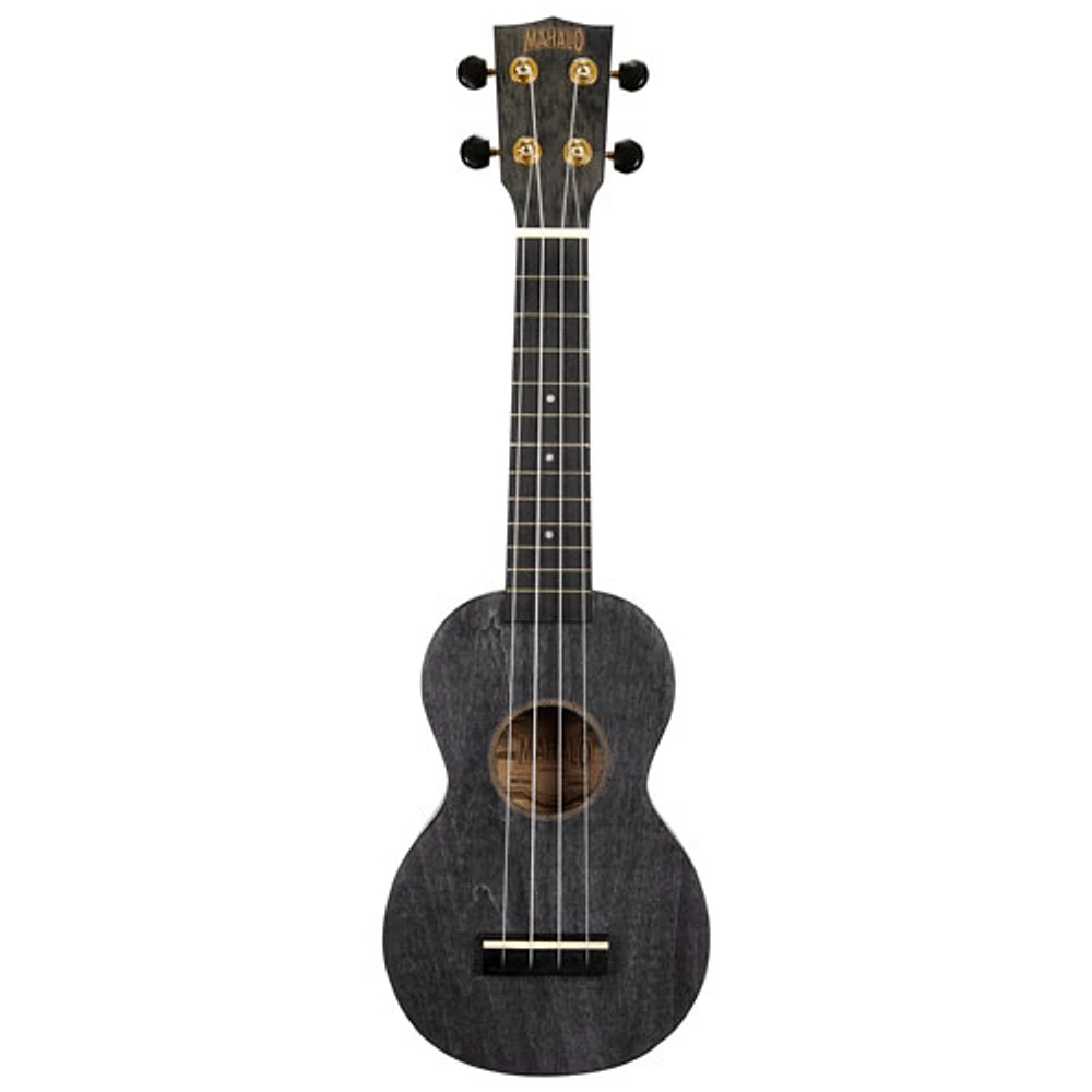 Mahalo Slimline Ukulele (MS1-TBK) - Transparent Black