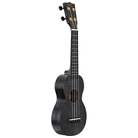 Mahalo Slimline Ukulele (MS1-TBK) - Transparent Black