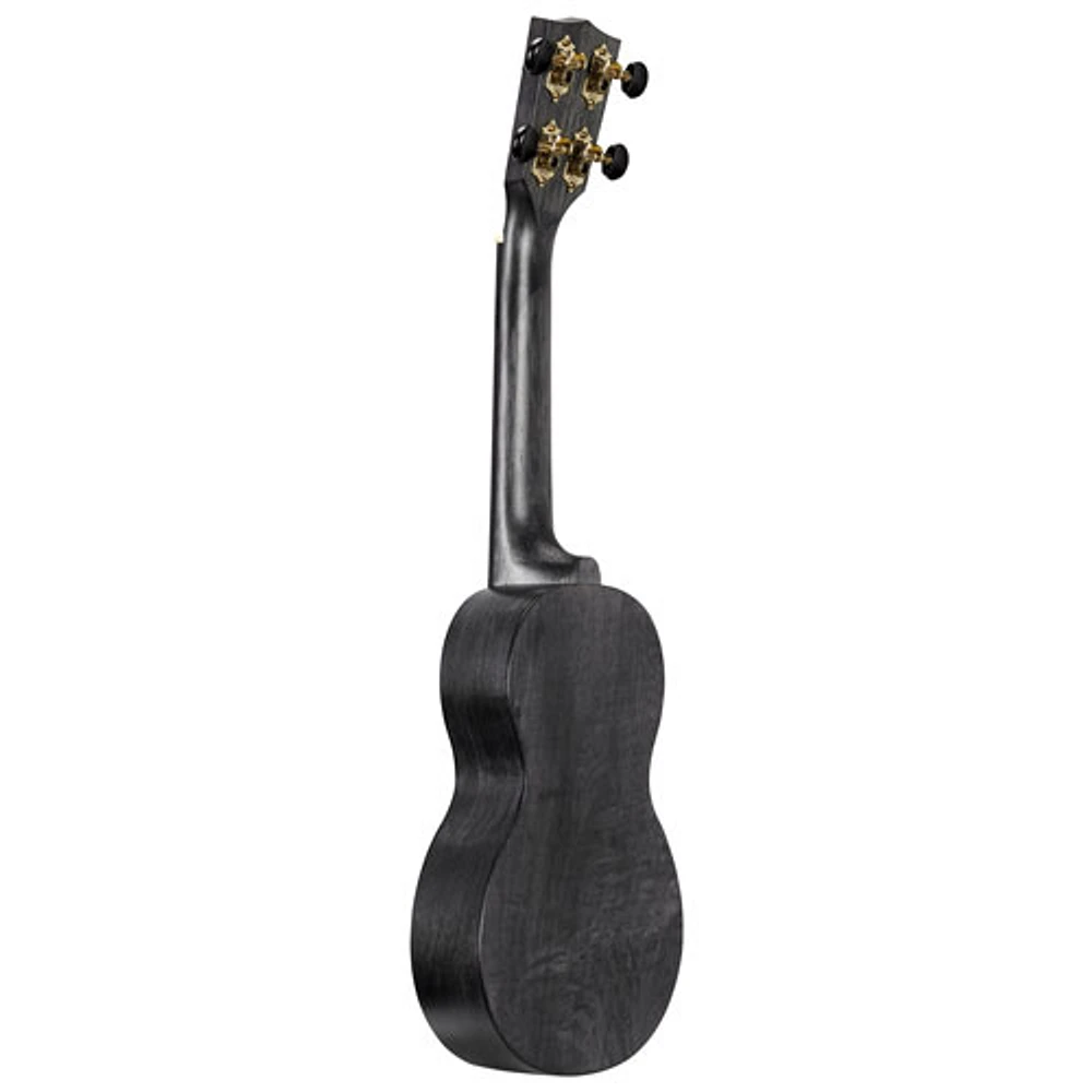 Mahalo Slimline Ukulele (MS1-TBK) - Transparent Black