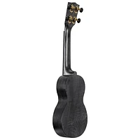 Mahalo Slimline Ukulele (MS1-TBK) - Transparent Black