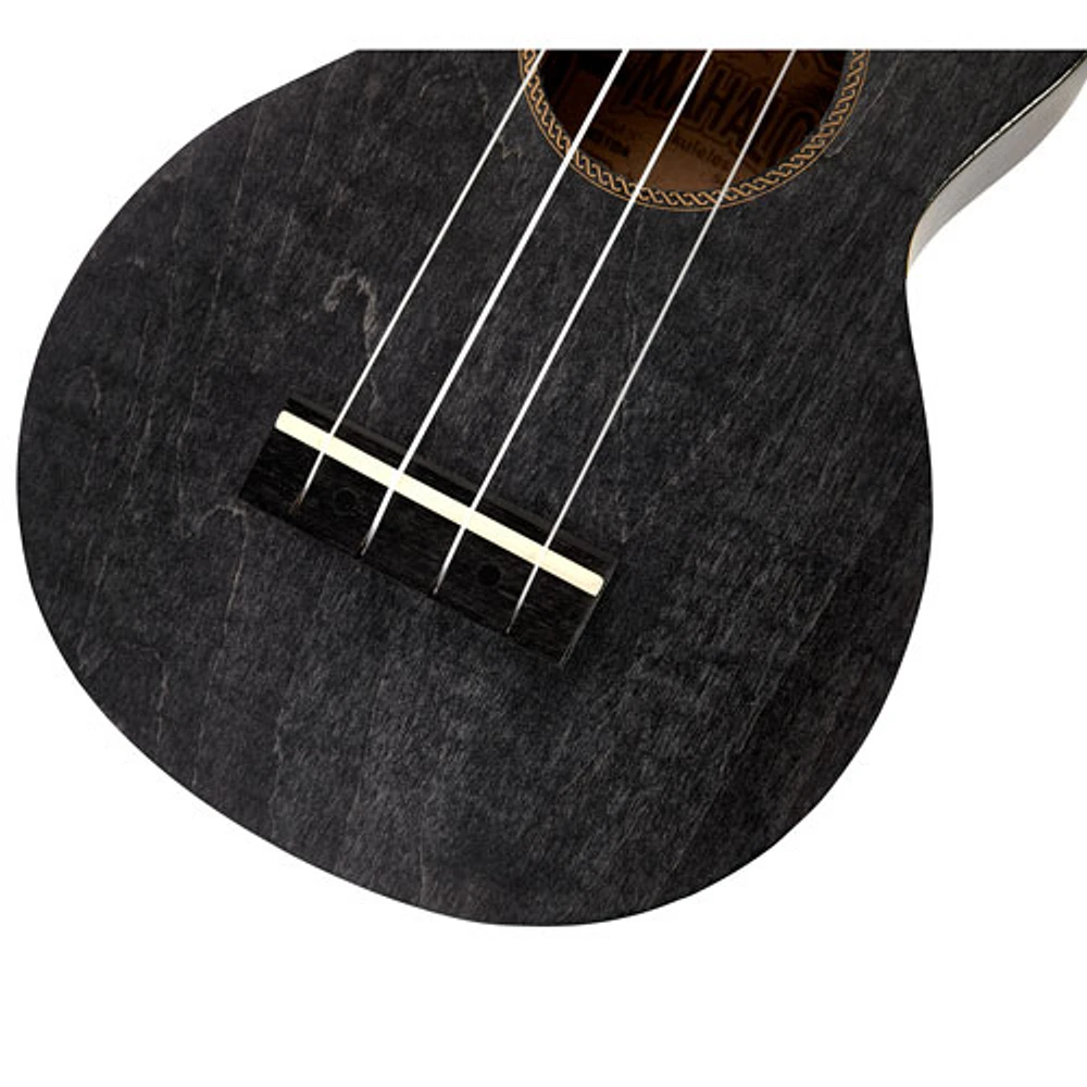 Mahalo Slimline Ukulele (MS1-TBK) - Transparent Black