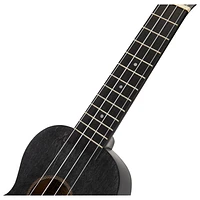 Mahalo Slimline Ukulele (MS1-TBK) - Transparent Black