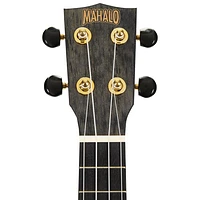 Mahalo Slimline Ukulele (MS1-TBK) - Transparent Black