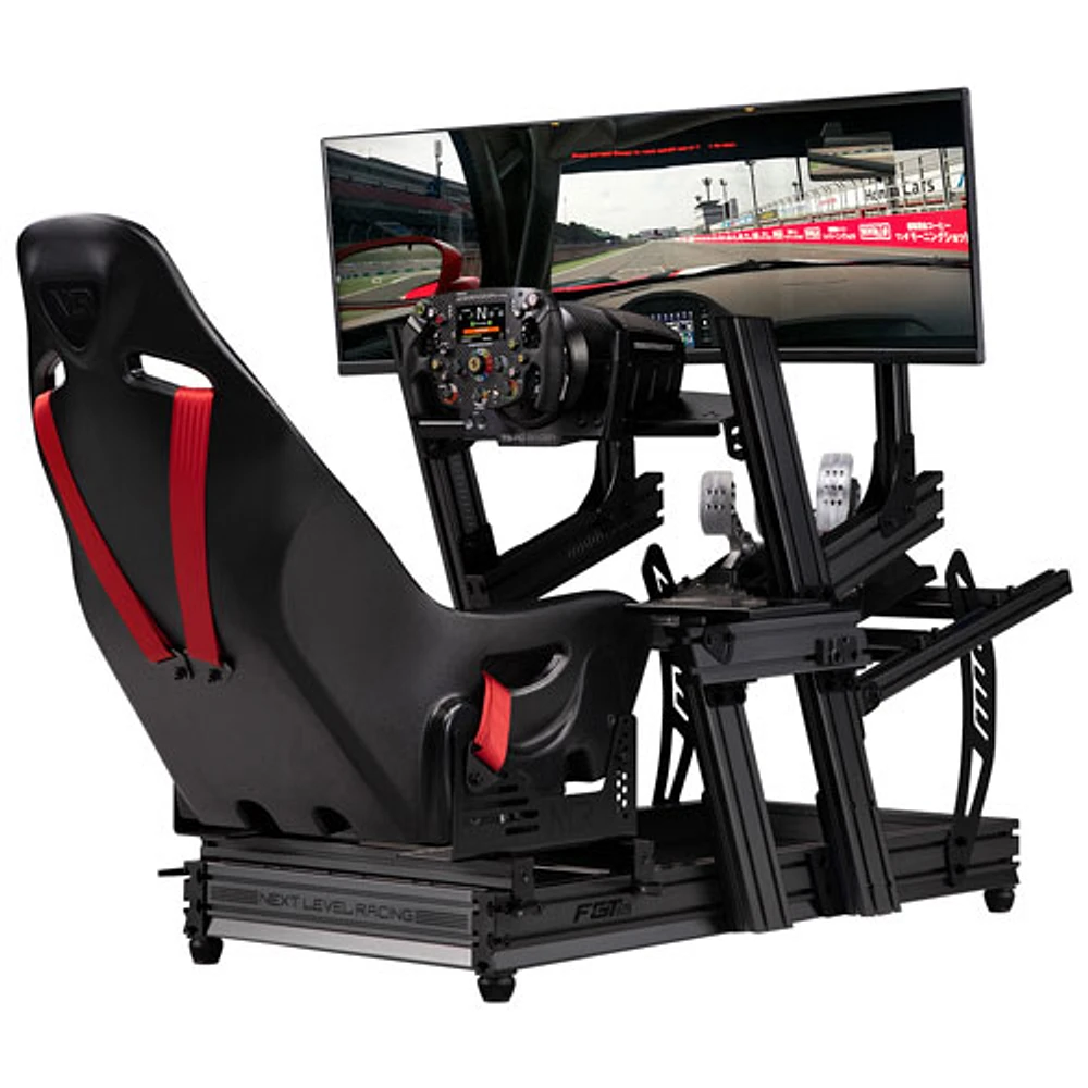 Support de moniteur F-GT Elite Direct de Next Level Racing - Gris carbone