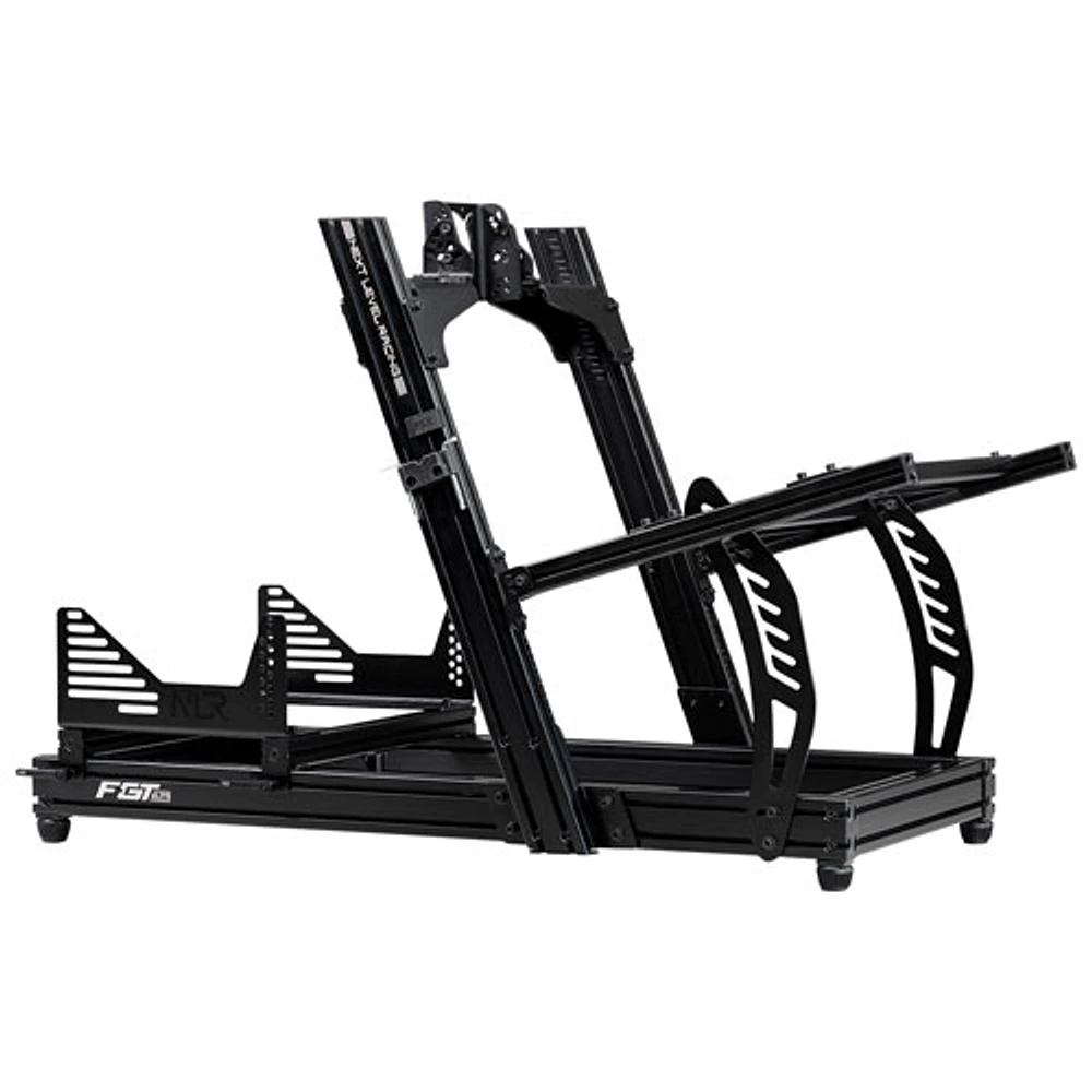 Next Level Racing F-GT Elite Lite Cockpit with Front & Side Mount - Black