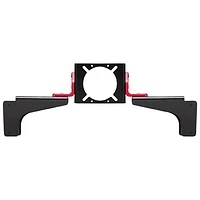 Next Level Racing F-GT Elite 160 DD Side and Front Mount Adapter - Black/Red