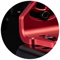 Next Level Racing F-GT Elite 160 DD Side and Front Mount Adapter - Black/Red