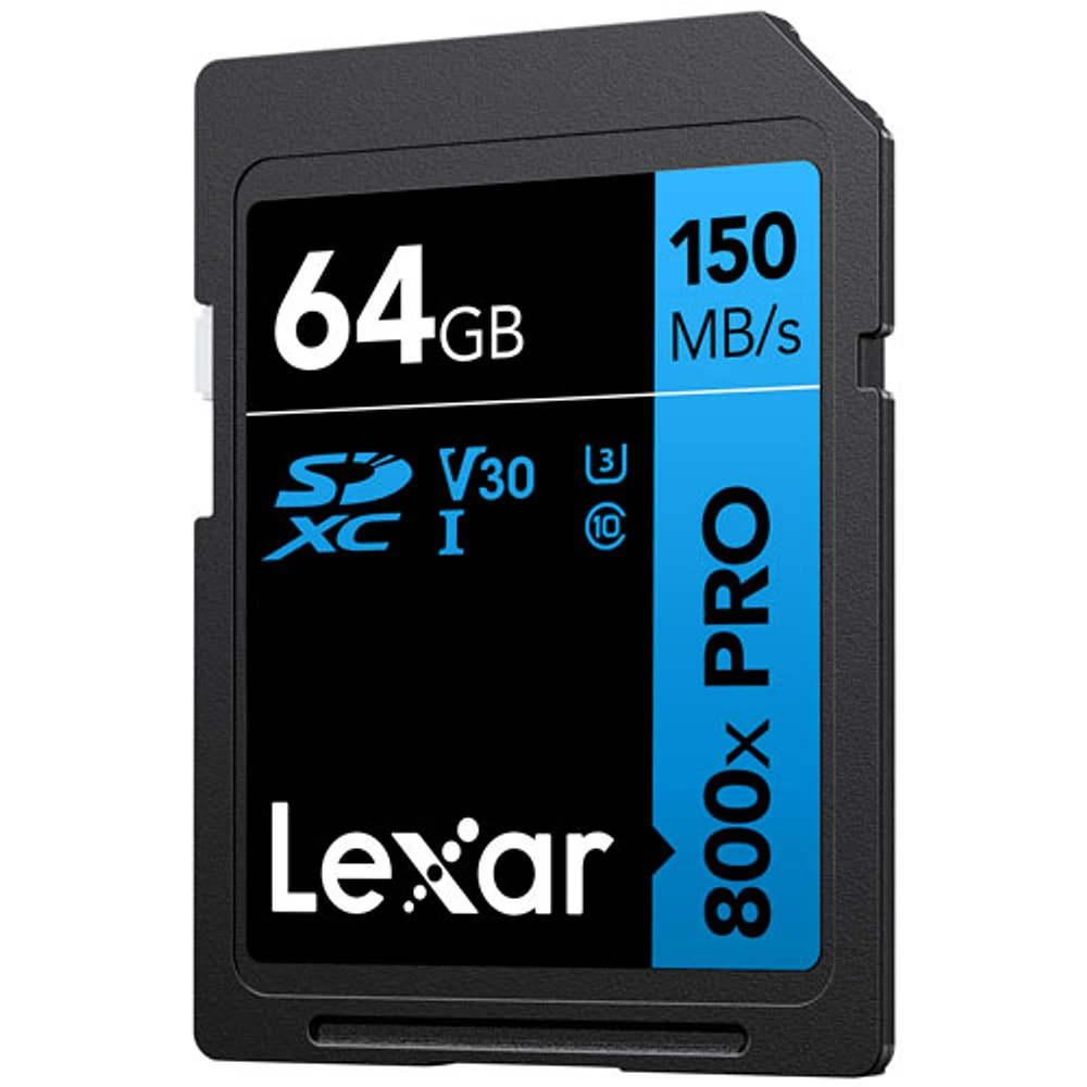 Lexar Blue 64GB 150MB/s SDXC Memory Card - 2 Pack