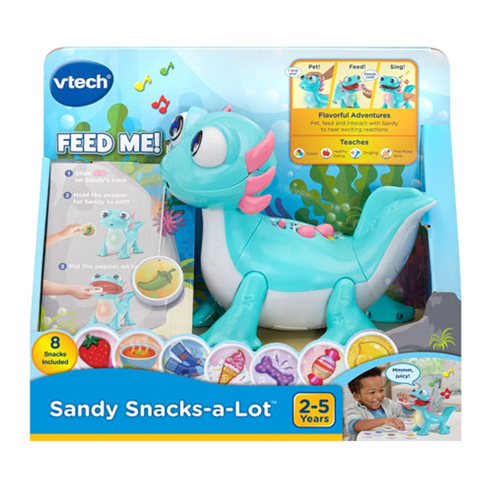 Jouet lézard Sandy Snacks-a-lot de VTech - Anglais