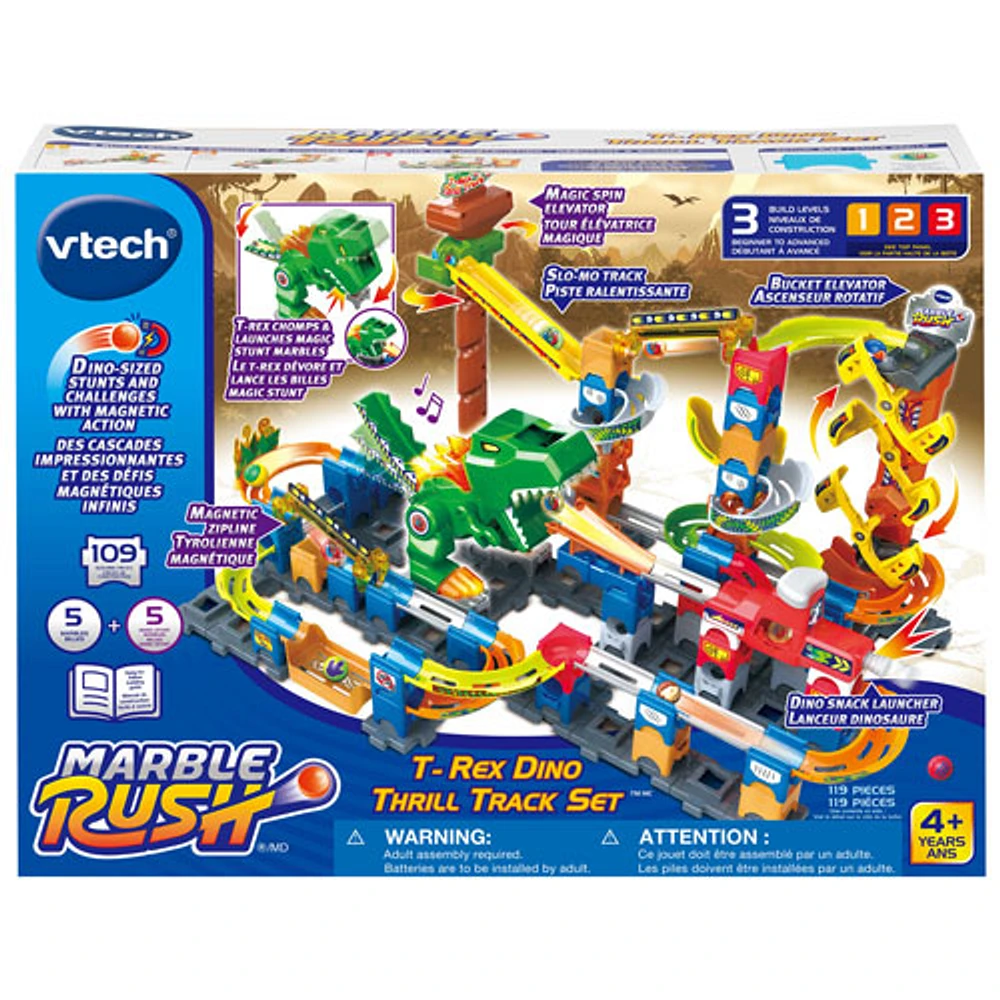 VTech Marble Rush T-Rex Dino Thrill Track Set