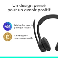 Logitech Zone 300 Bluetooth Wireless Headset with Noise Cancelling Microphone