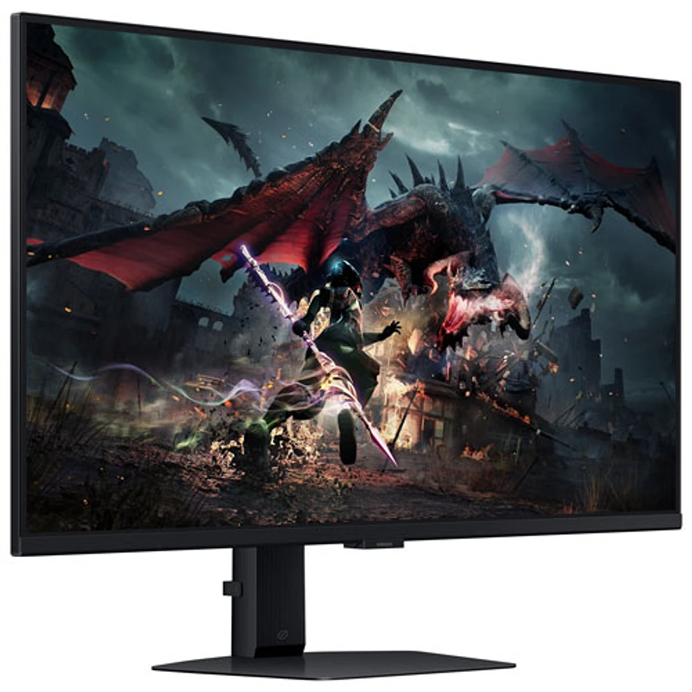 Moniteur de jeu G-Sync/FreeSync ACL IPS WQHD 180 Hz 32 po Odyssey G5 de Samsung avec temps de réponse de 1 ms gris à gris (LS32DG500ENXZA) - Noir