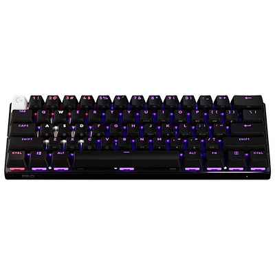 Clavier de jeu sans fil rétroéclairé à touches tactiles optiques GX PRO X 60 LIGHTSPEED de Logitech - Noir - Anglais