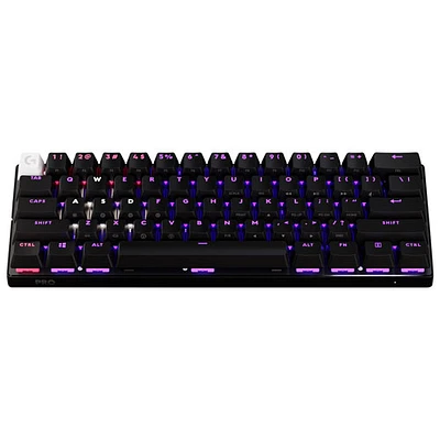 Clavier de jeu sans fil rétroéclairé à touches linéaires optiques GX PRO X 60 LIGHTSPEED de Logitech - Noir - Anglais