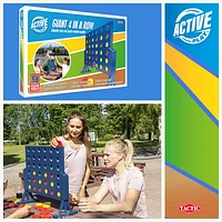 Giant 4-In-A-Row Outdoor Game - English