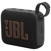 JBL Go 4 Waterproof Bluetooth Wireless Speaker - Black