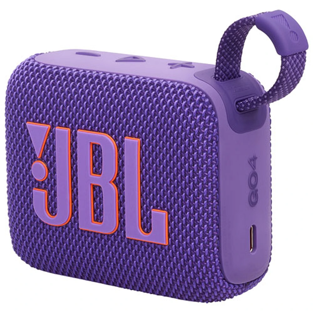 JBL Go 4 Waterproof Bluetooth Wireless Speaker - Purple
