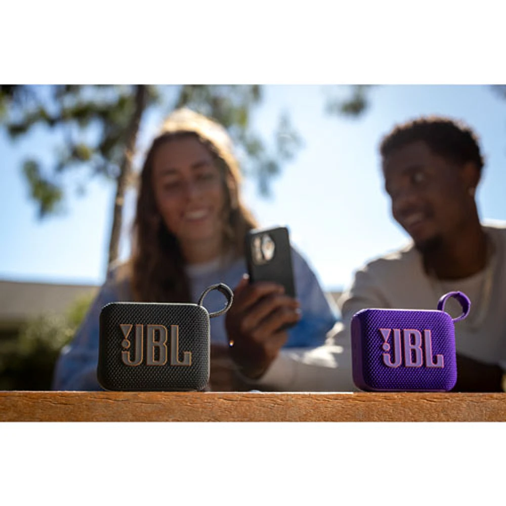 JBL Go 4 Waterproof Bluetooth Wireless Speaker - Purple