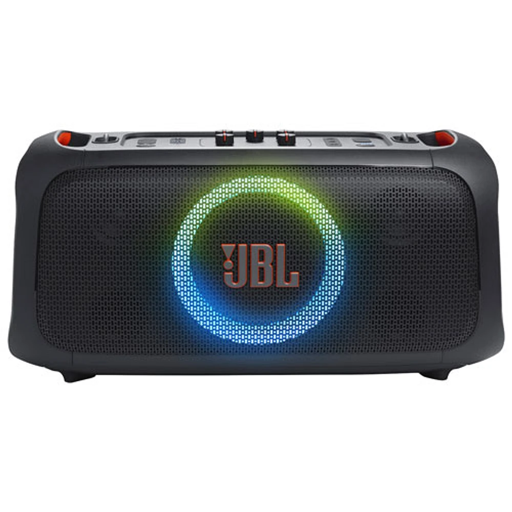 Haut-parleur sans fil Bluetooth résistant aux éclaboussures Partybox PartyBox On-The-Go Essential de JBL - Noir